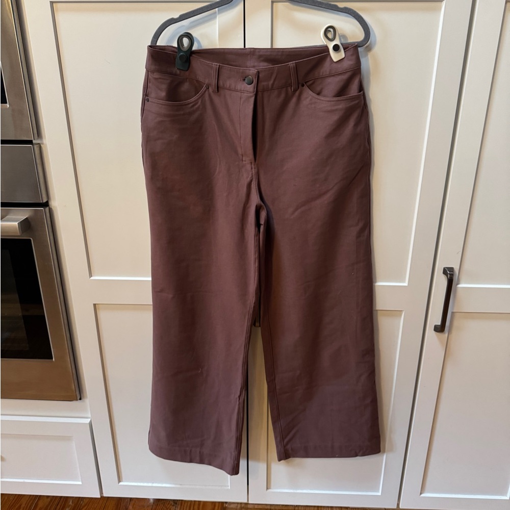 lululemon Wide Leg Pants in Brown